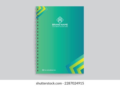 Professional notebook cover template design