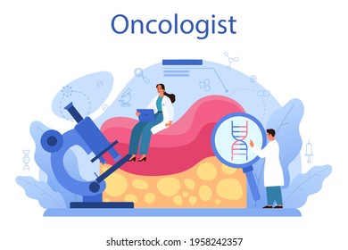 Professional oncologist. Cancer disease diagnostic and treatment.