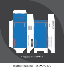 Professional Packaging Design Template for Medicine Box