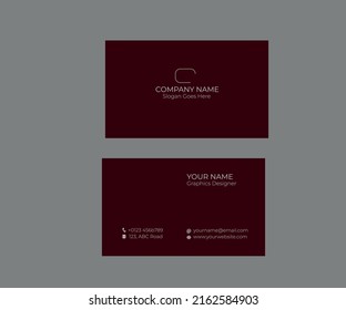 Professional patterned business card design