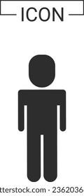 Professional person icon design template