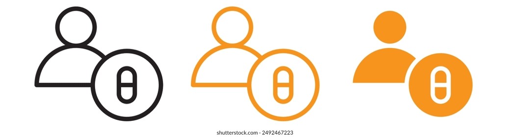 Professional Pharmacist Icon for Healthcare and Medication Graphics Ideal for Representing Pharmacists and Pharmacy Services