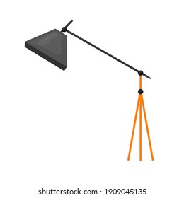 professional photo Studio lighting equipment and camera vector illustration set. icon for photo and video studios.
