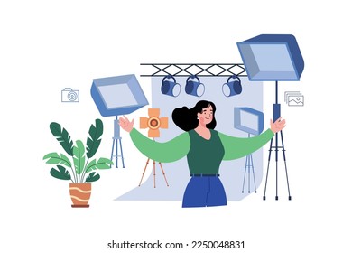 Professional Photo Studio Lighting Equipment And Lights