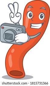 a professional photographer appendix cartoon picture working with camera