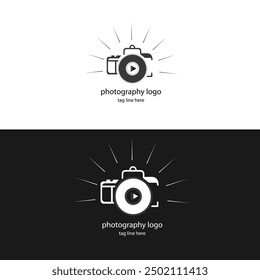 professional photographer industry vector logo 