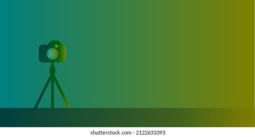 Professional Photography Illustration. Vector background design.