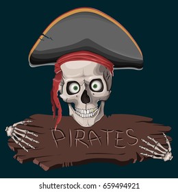Professional pirate logo