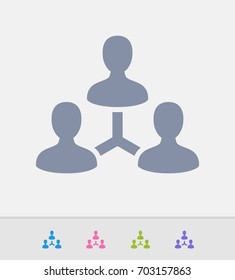 Professional, pixel-perfect avatar network icons.