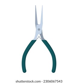 Professional pliers, isolated work tool, repair concept
