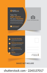 professional 
postcard advertising template design 