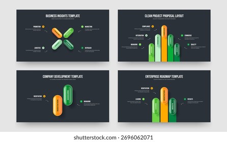 Propuesta de Profesional 4 5 2 3 Conjunto de Plantilla de marco de diagrama de opción. Análisis visual Cuatro Cinco Dos Tres Pasos Infografía Presentación de diapositivas Diseño Ilustración vectorial Colección.