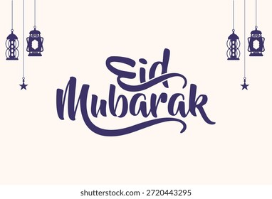 Professionelle Ramadan und Eid Mubarak Grußkartenvorlage mit einem stilvollen Bilderrahmen mit eleganten islamischen Elementen. Dieses Vektordesign umfasst hängende Laternen, Moschee-Silhouetten und moderne Kalligraphie. Perfekt für Social-Media-Beiträge, Familiengrüße und Einladungen zu Veranstaltungen in der Community. Die Datei ist vollständig editierbar und enthält einen Platzhalter für eine einfache Bildplatzierung.