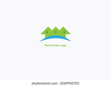 Professional real estate logos are high-quality designs tailored to convey reliability, sophistication, and expertise in the real estate market. These logos often use clean typography, modern design.