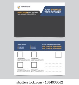 Professional Real Estate Postcard Design Template