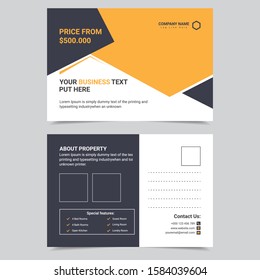 Professional Real Estate Postcard Design Template