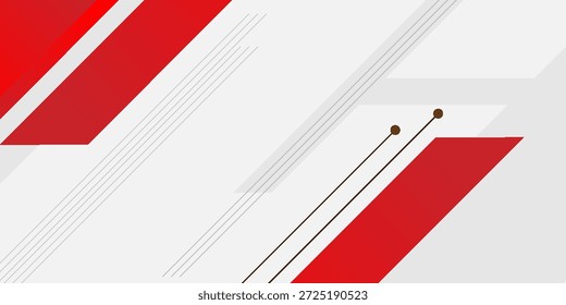 Diseño de fondo geométrico rojo y blanco de Profesional, diseño simple conveniente para el uso de la tarjeta de visita, y conveniente para cualquier uso.