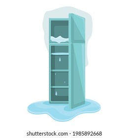 Professional refrigerator repair icon. Cartoon of Professional refrigerator repair vector icon for web design isolated on white background
