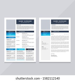 Professional resume and cover letter template