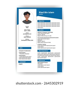 Professional Resume or CV 2025