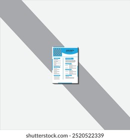 Currículo Profissional e CV Design Template