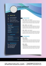 Vektorgrafik-Vorlagen für professionelle Wiederaufnahme