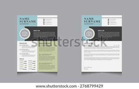 Professional Resume Layout Designer Template
