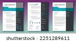 Professional Resume Template Design, Editable resumee