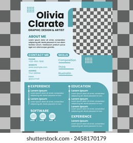 Professional Resume Template Vector Design for Business Job Applications, Minimalist resume cv template, Resume design template, cv design, multipurpose resume design