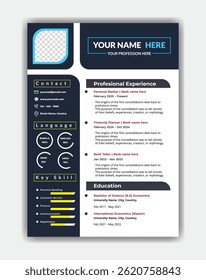 Professional Resume Template for your job.