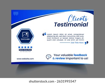 Professional review design template concept