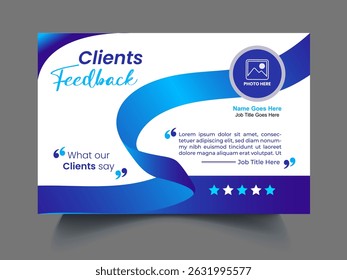 Professional review design template concept