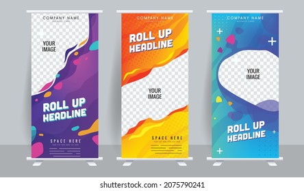 Banner de despliegue profesional y diseño moderno de ilustraciones gráficas de plantilla.