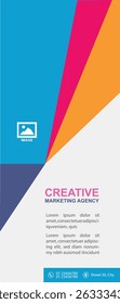 Professional roll up concept template for business purpose, place your products and ready to go for print.