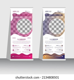 Diseño de plantillas de banner de base de acumulación profesional, fondo vertical, abstracto, diseño emergente, Banner moderno