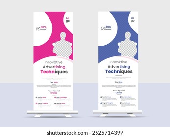 Professional Roll-Up Banner Design Template to Stand Out.