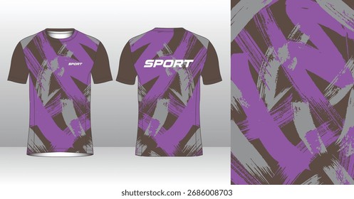 Plantilla de jersey de running de Profesional con estilo geométrico moderno para ropa activa