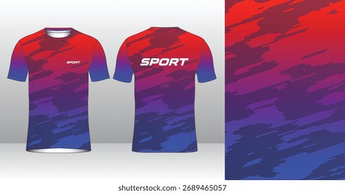 Plantilla de jersey de running de Profesional con estilo geométrico moderno para ropa activa