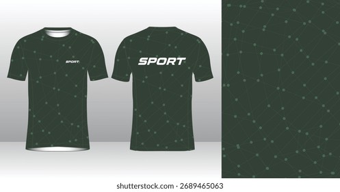 Plantilla de jersey de running de Profesional con estilo geométrico moderno para ropa activa