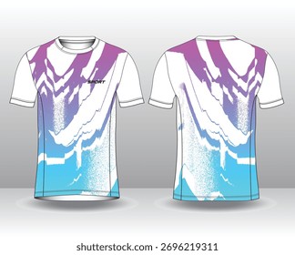 Plantilla de jersey de running de Profesional con estilo geométrico moderno para ropa activa