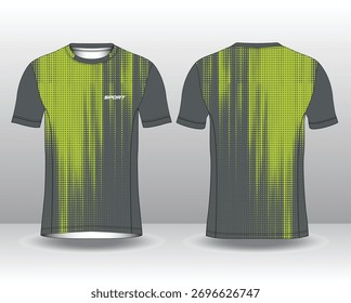 Plantilla de jersey de running de Profesional con estilo geométrico moderno para ropa activa