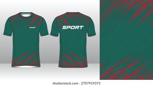 Plantilla de jersey de running de Profesional con estilo geométrico moderno para ropa activa