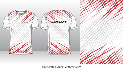 Plantilla de jersey de running de Profesional con estilo geométrico moderno para ropa activa