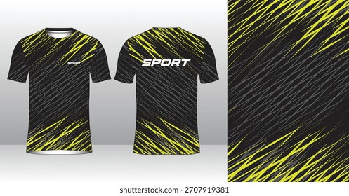 Plantilla de jersey de running de Profesional con estilo geométrico moderno para ropa activa