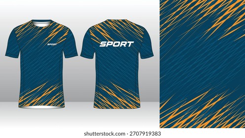 Plantilla de jersey de running de Profesional con estilo geométrico moderno para ropa activa