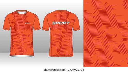 Plantilla de jersey de running de Profesional con estilo geométrico moderno para ropa activa