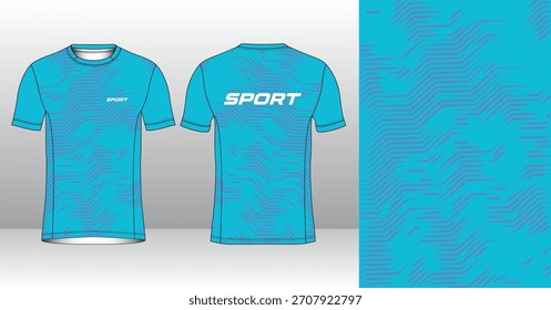 Plantilla de jersey de running de Profesional con estilo geométrico moderno para ropa activa
