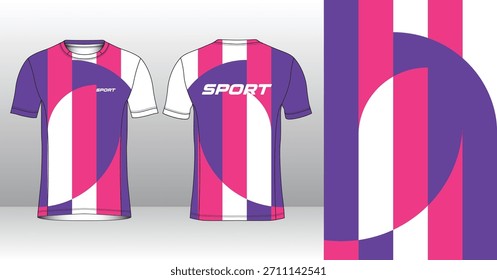 Plantilla de jersey de running de Profesional con estilo geométrico moderno para ropa activa