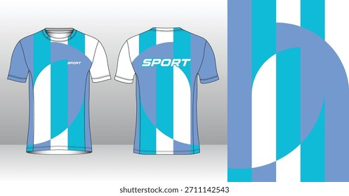 Plantilla de jersey de running de Profesional con estilo geométrico moderno para ropa activa