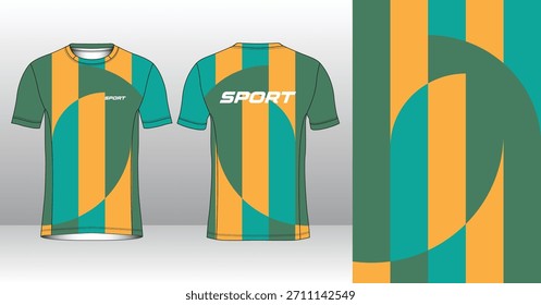 Plantilla de jersey de running de Profesional con estilo geométrico moderno para ropa activa